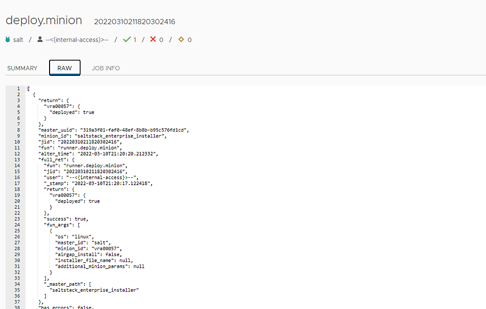 Deployment Success?